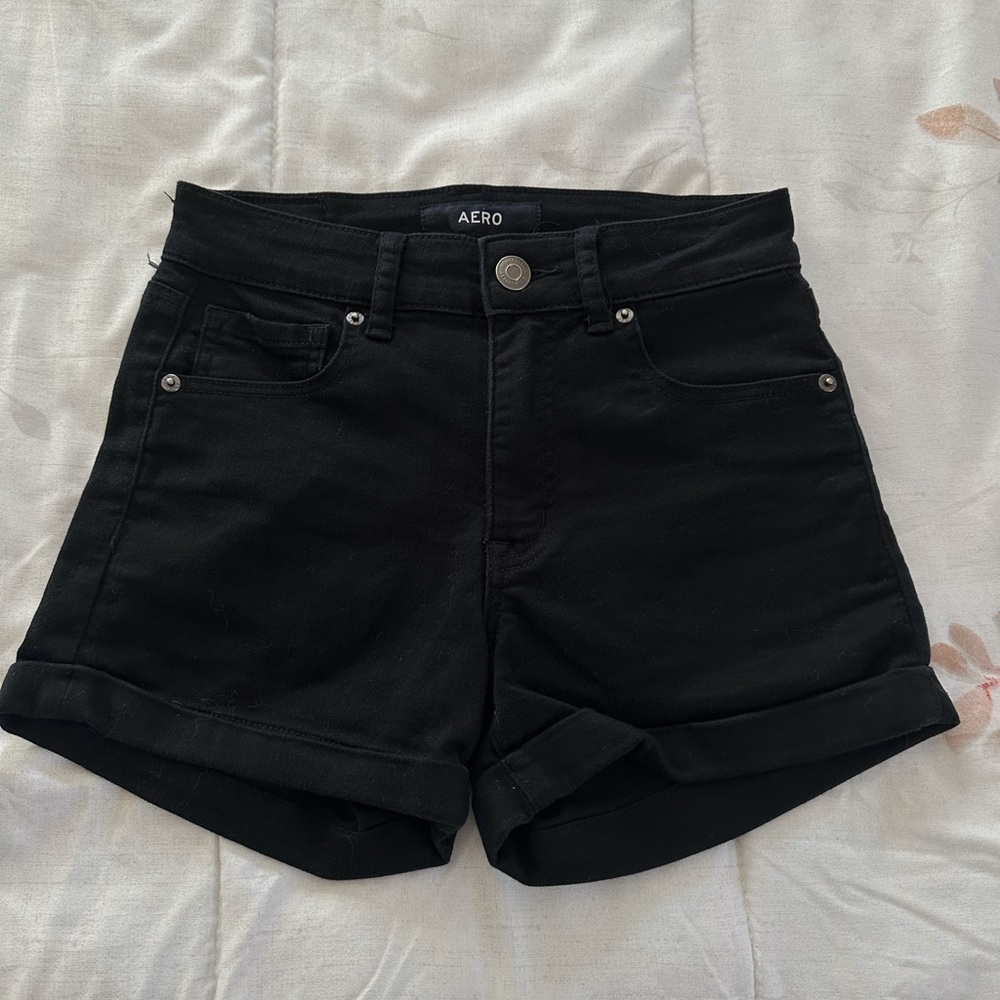Aeropostale High Rise Midi Shorts
